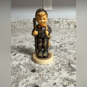Vintage Goebel Hummel Figurine "Chimney Sweep" Boy with Ladder 3 3/4"  #12  2/0